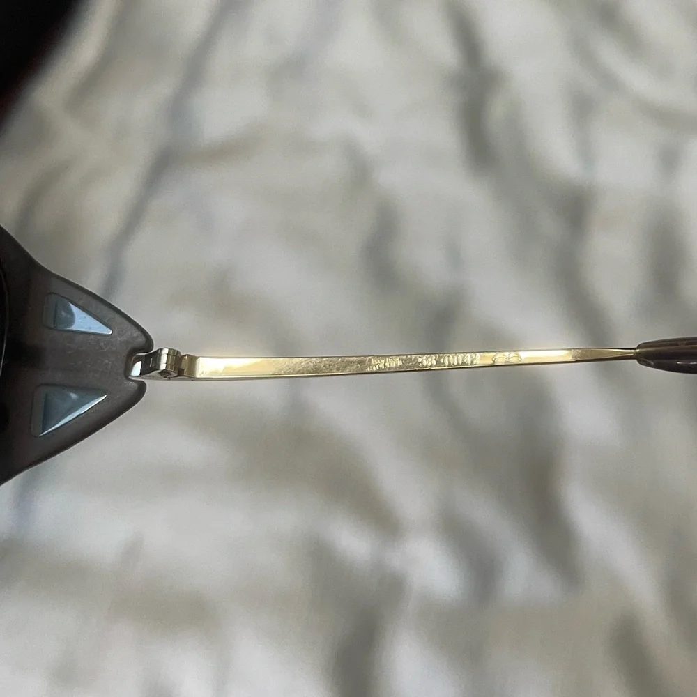 Jean Paul Gaultier Blue and Gold Sunglasses - Picture 3 of 7